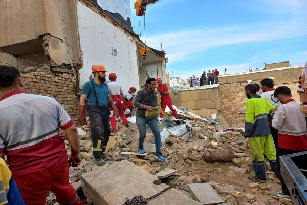 🎥 انفجار و ریزش ساختمان در ملارد