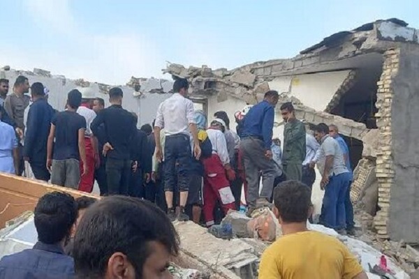 ۸ کشته در انفجار گاز منزل مسکونی در سوسنگرد / نوزاد ۲ ماهه در میان فوتی‌ها