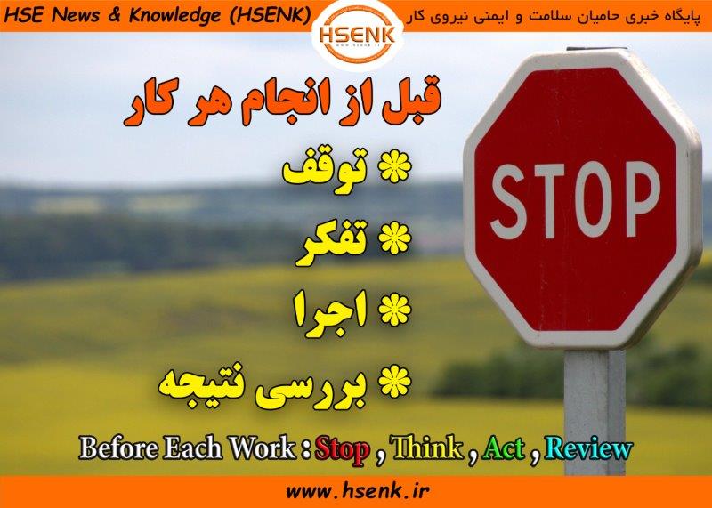 بررسی جوانب قبل از انجام هر کار