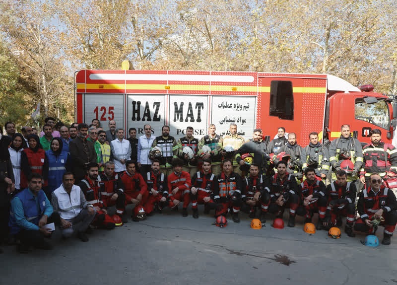 مانور امداد و نجات در بیمارستان هفده شهریور مشهد