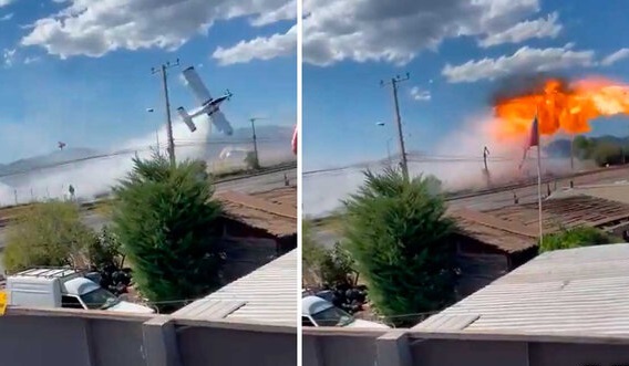 🎥 ویدئو/ سقوط هواپیمای اطفای حریق در شیلی قربانی گرفت