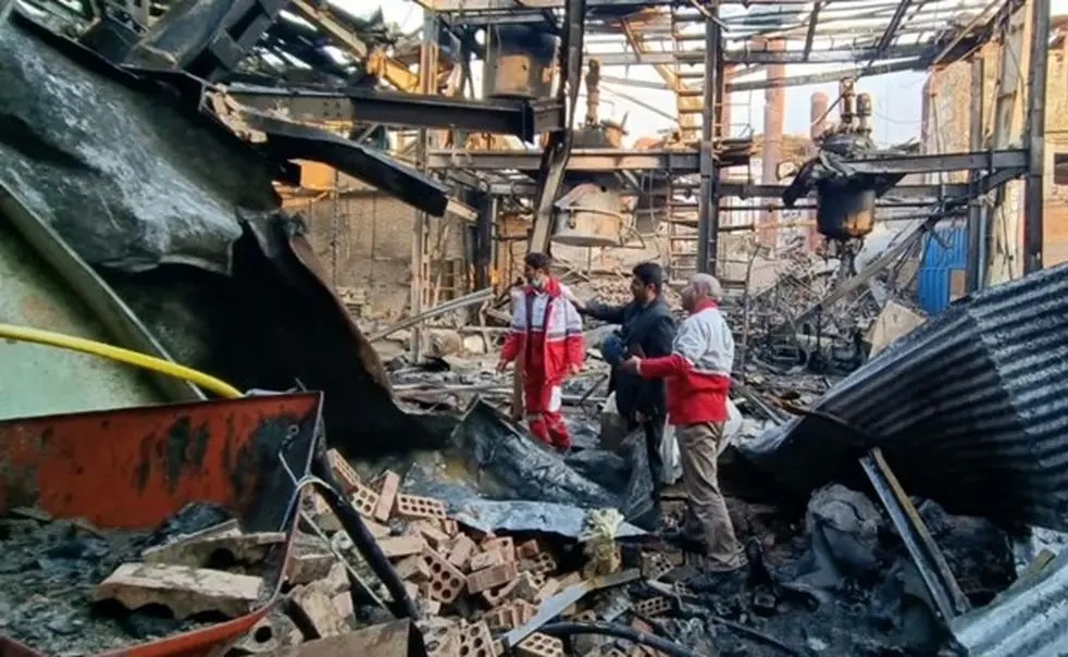 جزئیات تازه‌ای از حادثه انفجار در کارخانه «آرمان صنعت پویش کیمیا»