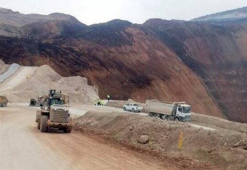 🎥تصاویر هولناک از لحظه رانش کوه و ریزش معدن طلا در ترکیه