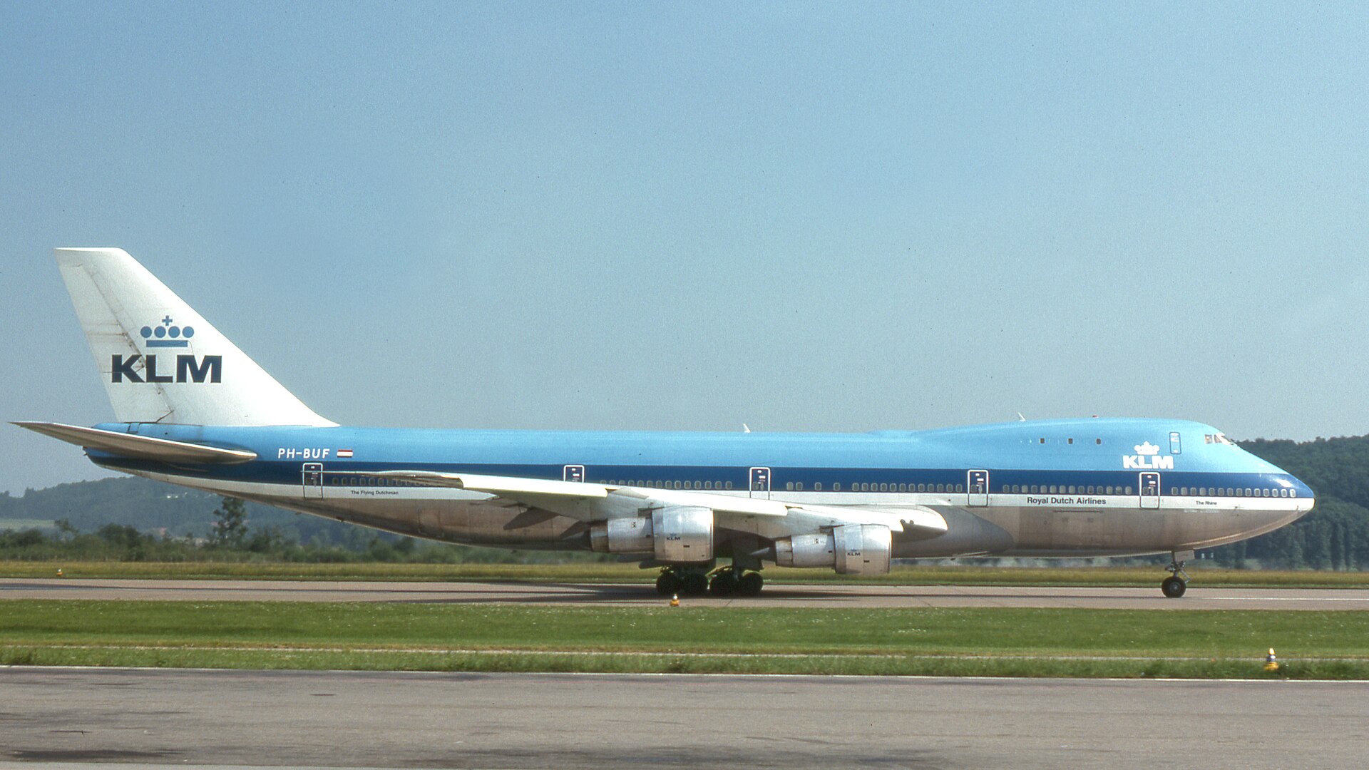 هواپیمای بوئینگ ۷۴۷–۲۰۶ بی KLM به شمارهٔ PH-BUF درگیر در حادثه