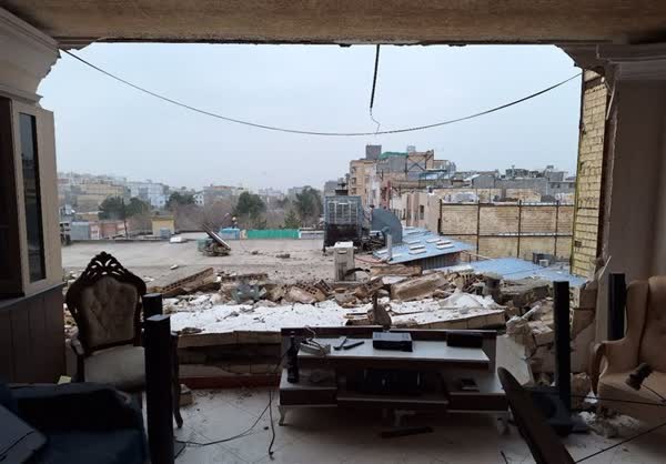 انفجار گاز یک منزل مسکونی در مشهد را تخریب کرد