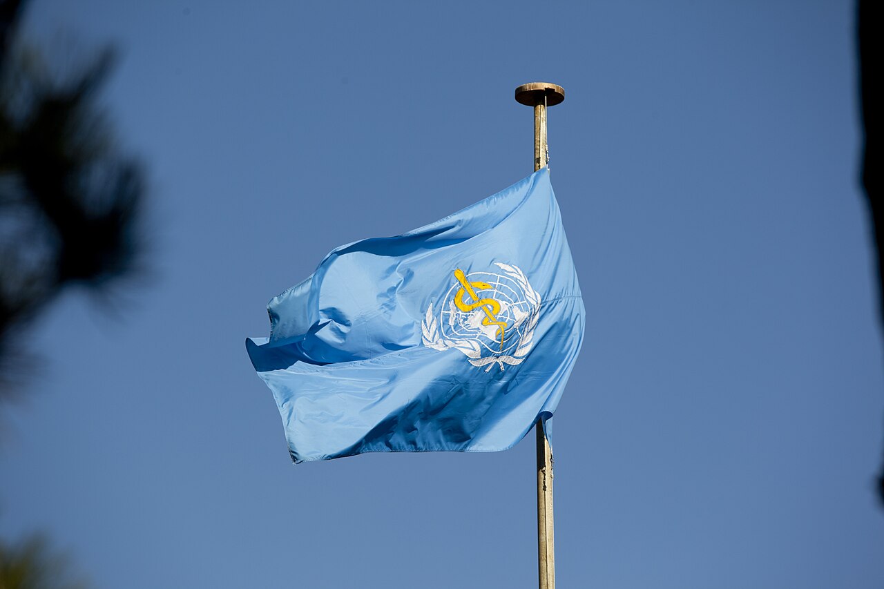 پرچم سازمان بهداشت جهانی
