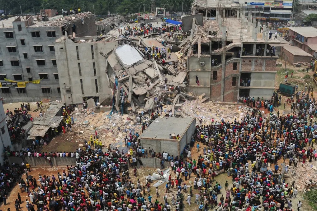 ریزش ساختمان رانا پلازا در بنگلادش
