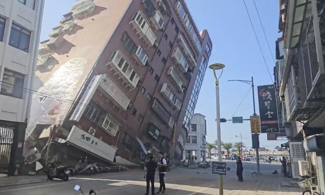 🎥 ویدئو/ زلزله تایوان با ۹ فوتی و بیش از ۹۰۰ زخمی تاکنون