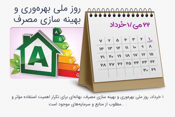 روز بهره‌وری و بهینه سازی مصرف