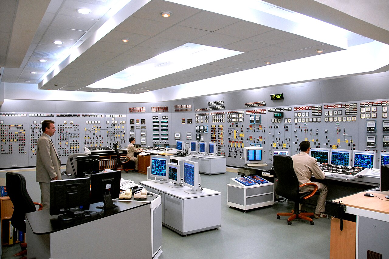 اتاق کنترل نیروگاه هسته‌ای بالاکوفو