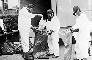 معدوم کردن حیوانات آلوده