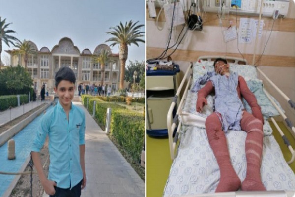 حادثه علی لندی ، نوجوان فداکار ایذه ای (۱۴۰۰)