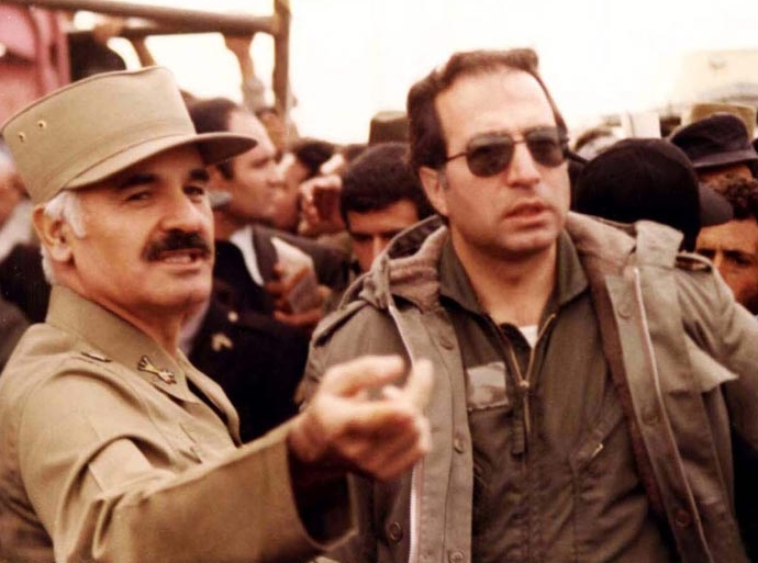 شهدای حادثه سقوط هواپیمای سی-130 جواد فکوری (راست) و قاسمعلی ظهیرنژاد (چپ)