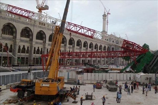 سقوط جرثقیل در مکه (۲۰۱۵)