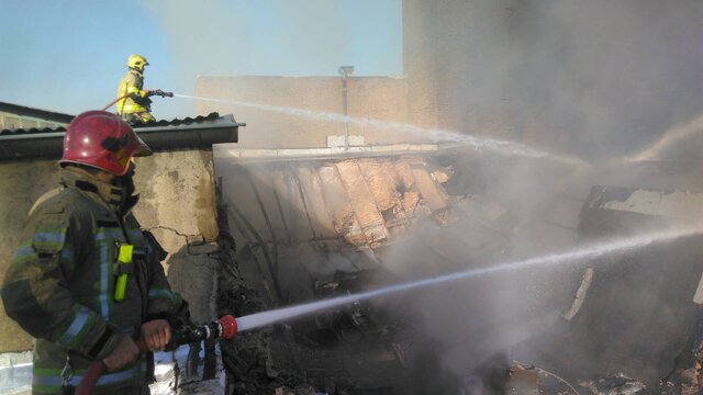 🎥 ویدئو/حریق در بازار آهن شادآباد