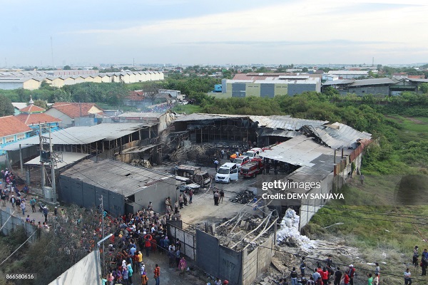 انفجار اکتبر ۲۰۱۷ اندونزی