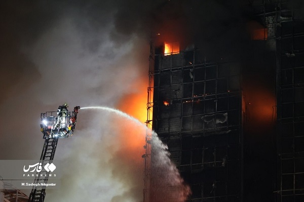 آتش سوزی بیمارستان گاندی تهران (۱۴۰۲)