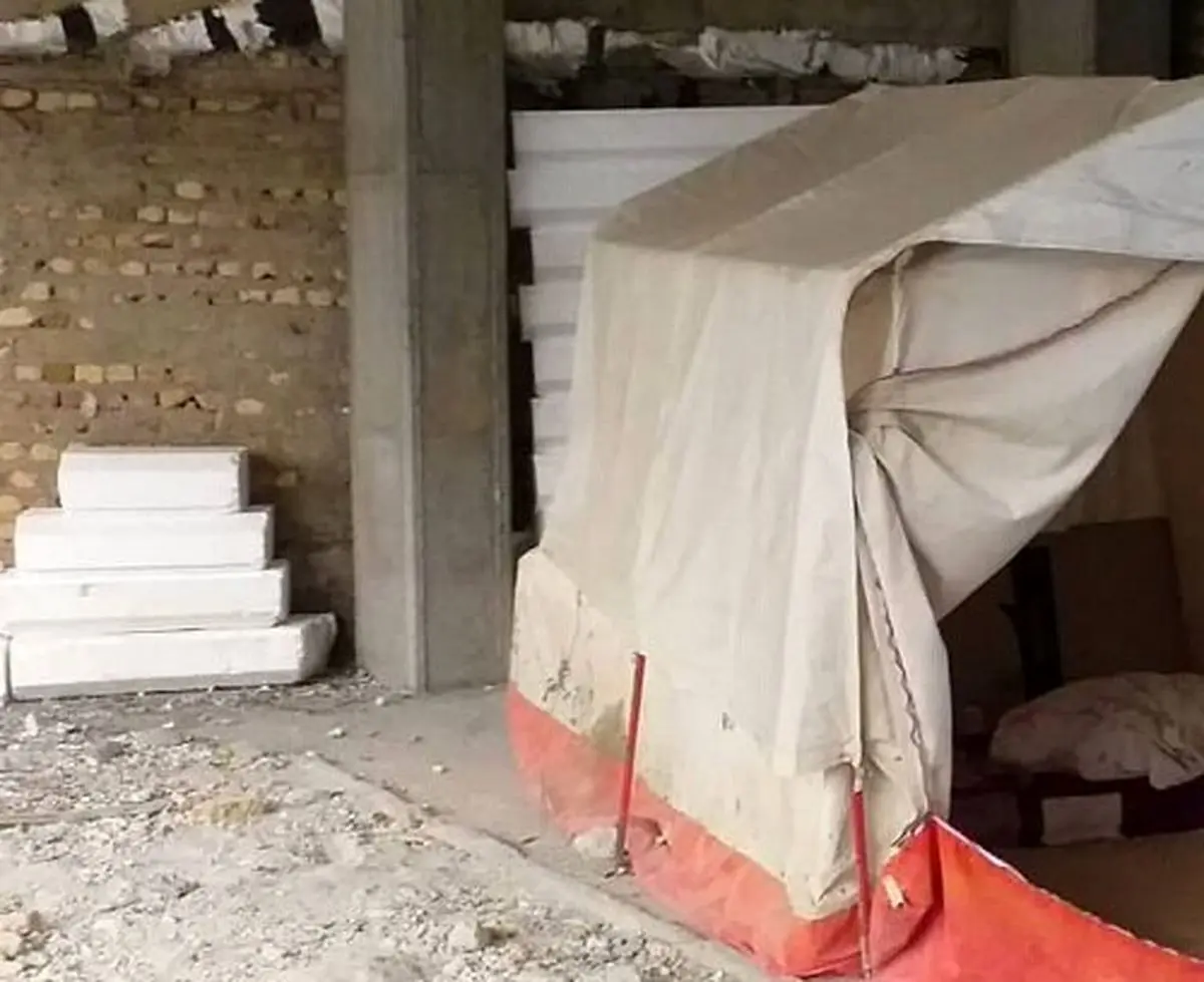 مرگ کارگر نگهبان ساختمان بر اثر گازگرفتگی در چادر
