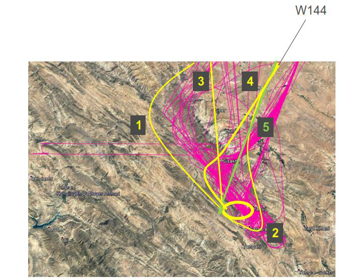 رفتار خلبان ها در 6 ماه اخیر قبل از سانحه بهنگام تقرب به فرودگاه یاسوج