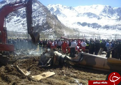 سقوط بالگرد ارتش در چهارمحال و بختیاری