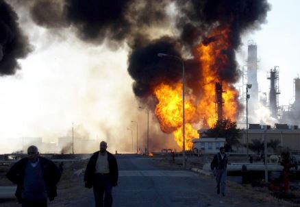 آتش‌سوزی در بزرگترین پالایشگاه عراق