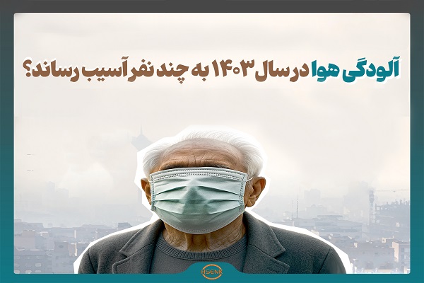 اینفوگرافیک / آلودگی هوا در سال ۱۴۰۳ به چند نفر آسیب رساند؟