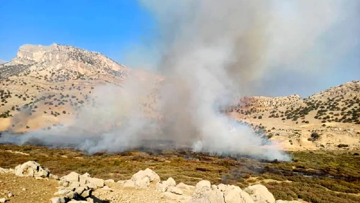 مهار آتش‌سوزی در منطقه حفاظت‌شده شیمبار